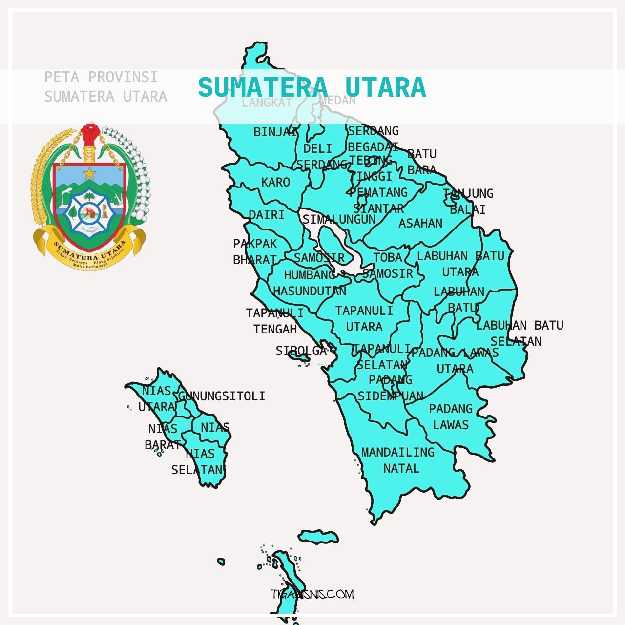 Informasi Kerja Untuk Daerah Sumatera Utara 2022. Sumber : Https://commons.wikimedia.org/wiki/file:prov._sumatera_utara.jpg