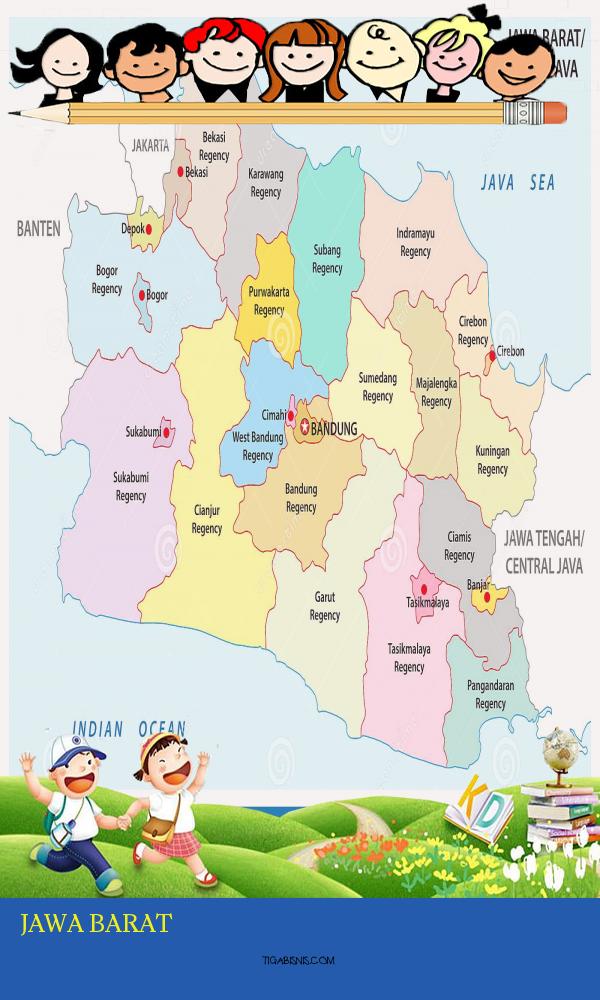 Kesempatan Kerja Di Wilayah Jawa Barat . Sumber : Https://www.dreamstime.com/illustration/jawa-barat.html
