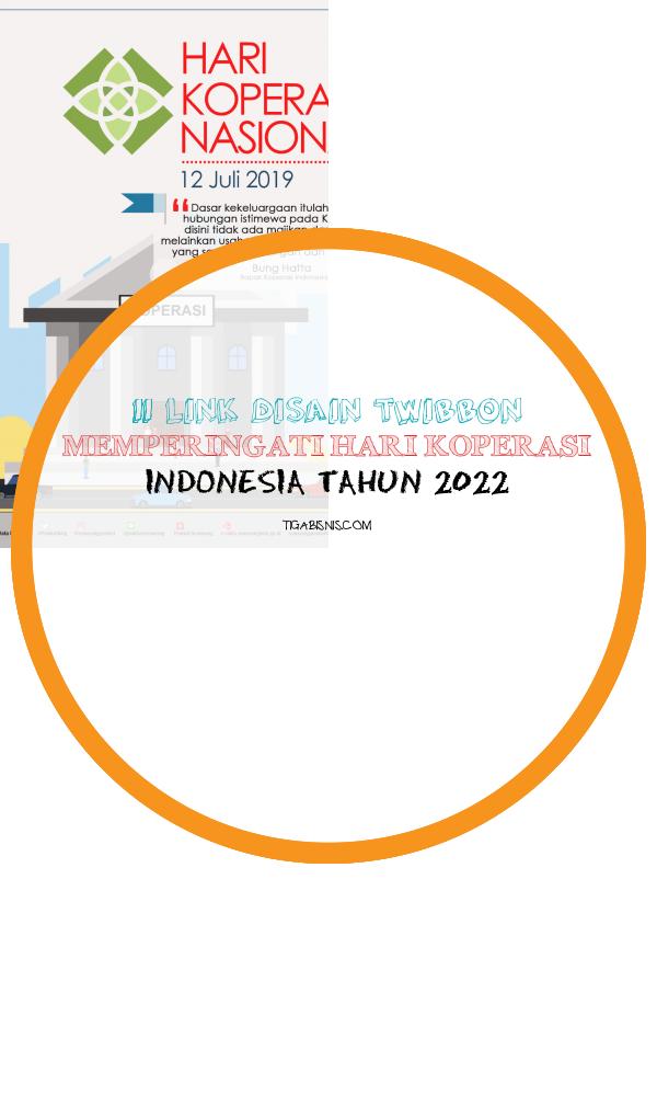 Link Bingkai Twibbon Memperingati Hari Koperasi Indonesia 2022
